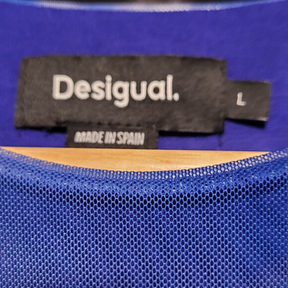 Designual Tulle Print Dress - Picture 3 of 3